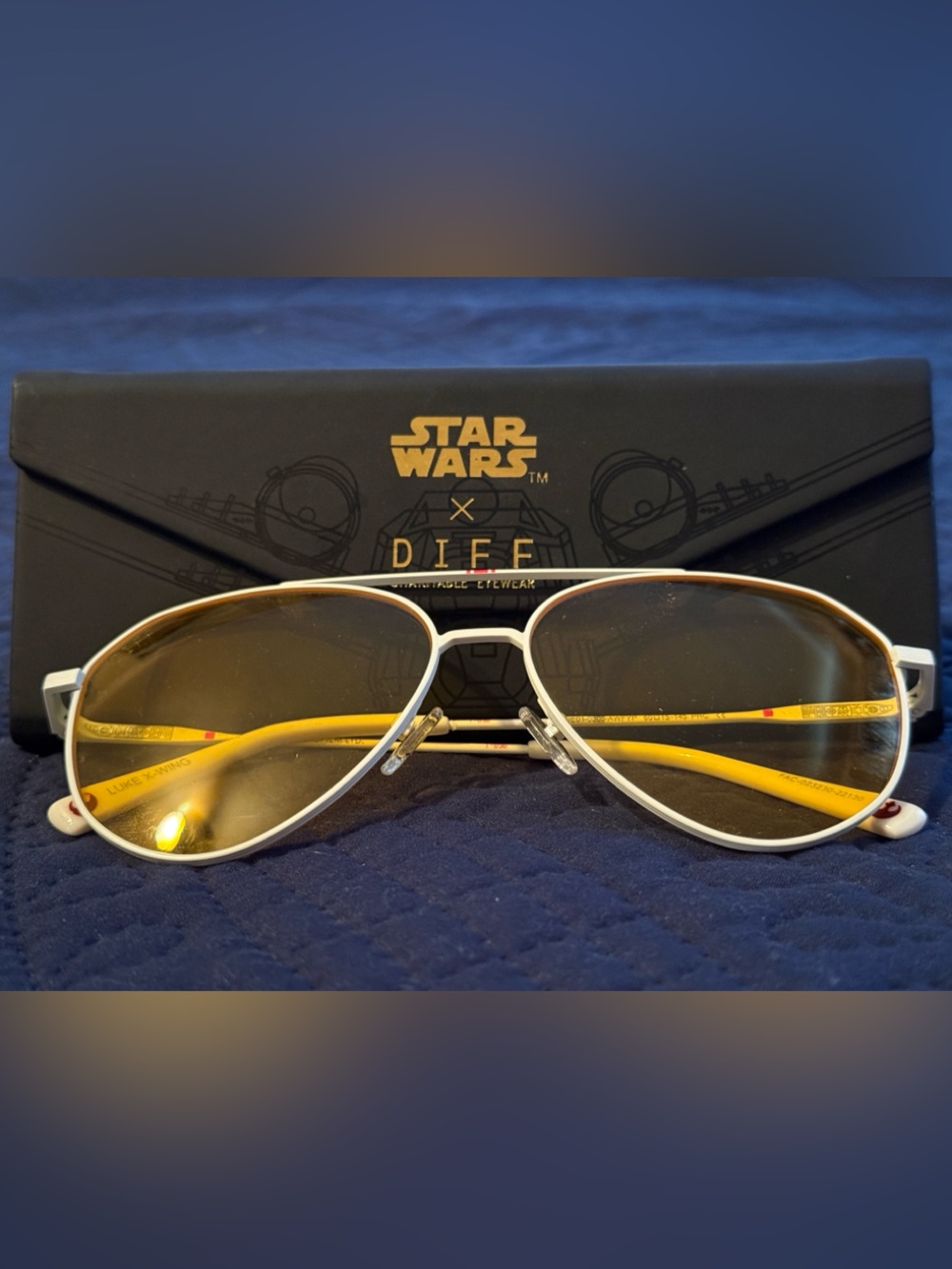 Star Wars x Diff Eyewear Luke Skywalker X-Wing Starfighter Unisex Sunglasses